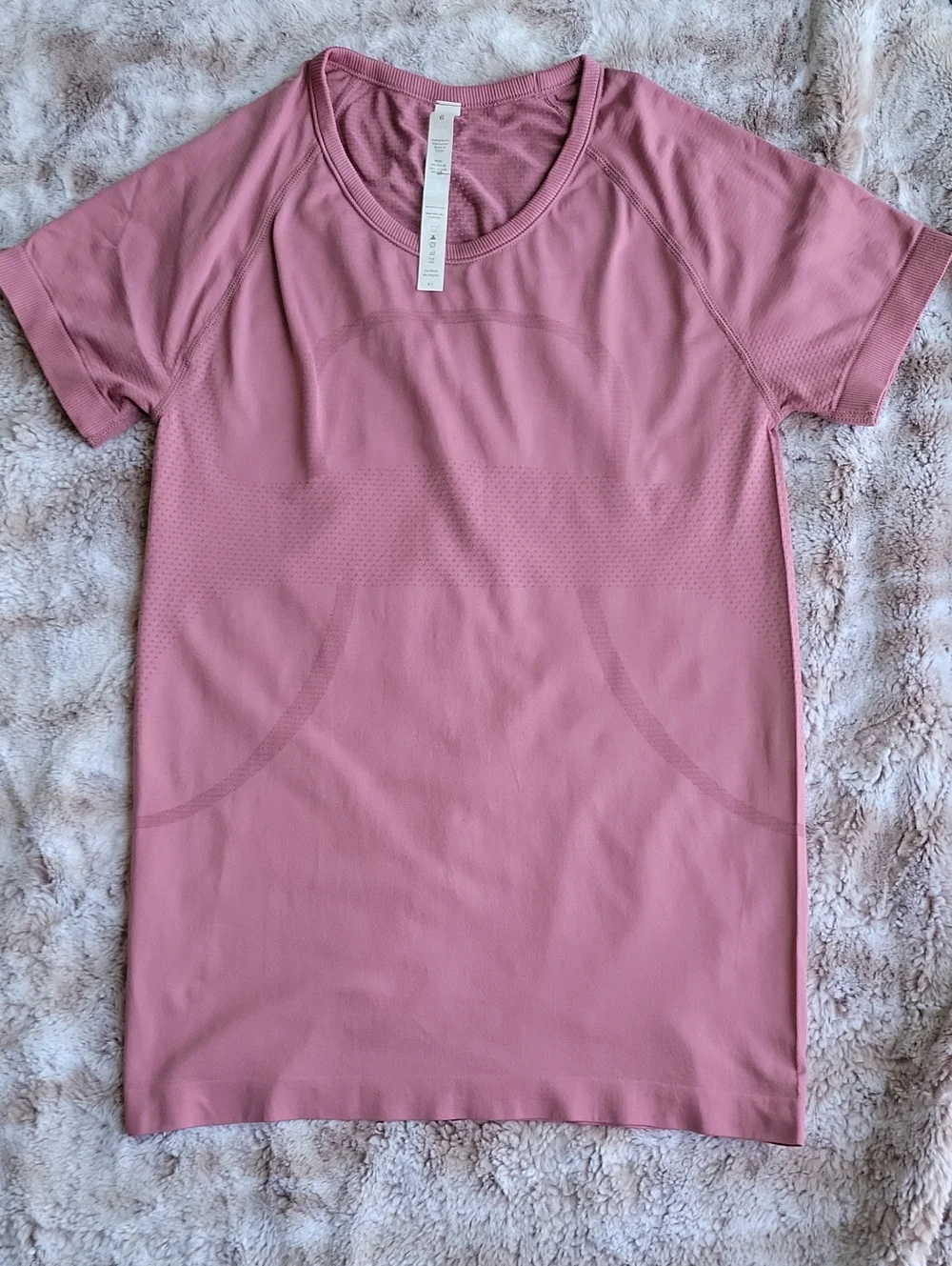 lululemon athletica Swiftly Tech Pink Short Sleeve Active Shirt